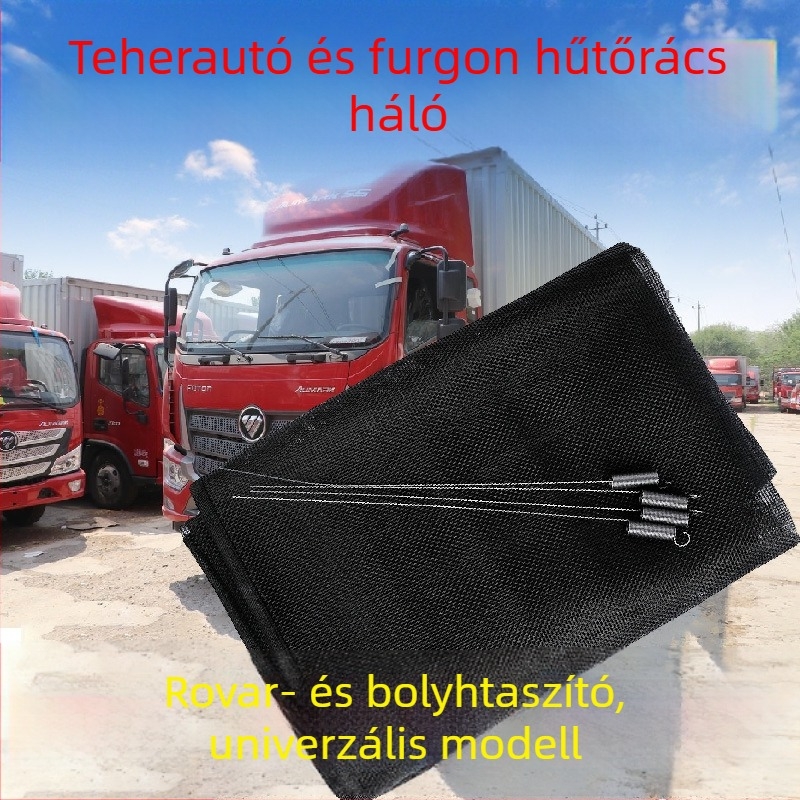 Teherautó víztartályához rovarvédő háló, univerzális méret, fekete