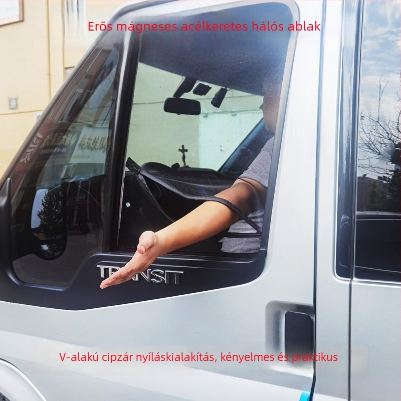 Autókhoz és lakókocsikhoz készült mágneses szúnyogháló — erős acél váz