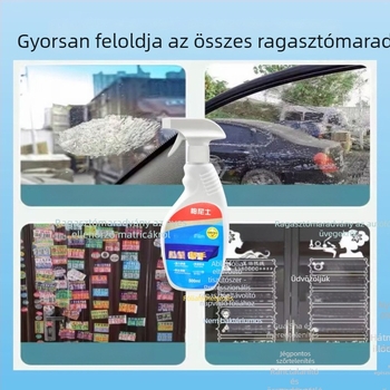 Autóablak fólia ragasztóeltávolító – erőteljes szer a régi fólia ragasztónyomainak eltávolításához a fényezésről