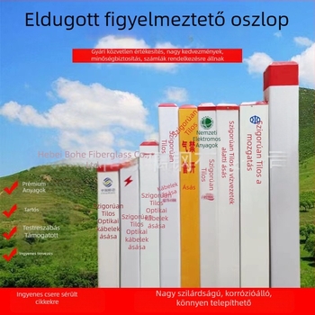 FRP Figyelmeztető tábla földalatti elektromos kábelek és gázvezetékek számára – Tilos horgászni