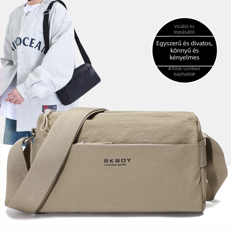 Uniszex crossbody táska, könnyű, minimalist, nagy kapacitású, japán stílusú ultrakönnyű