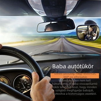 Baba megfigyelő tükör autóhoz, univerzális belső kiegészítő