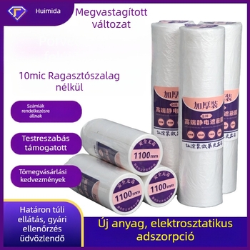Ragasztó nélküli egyszer használatos műanyag maszkoló fólia dekorációhoz, porvédelméhez és festéshez