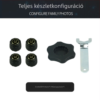 Bluetoothos gumiabroncsnyomás-figyelő autóhoz és motorkerékpárhoz, vezeték nélküli intelligens monitor magas pontossággal