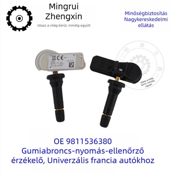 Gumiabroncsnyomás-figyelő szenzor 9811536380, kompatibilis a Peugeot Citroën 308, 508 és 3008 modelllel.