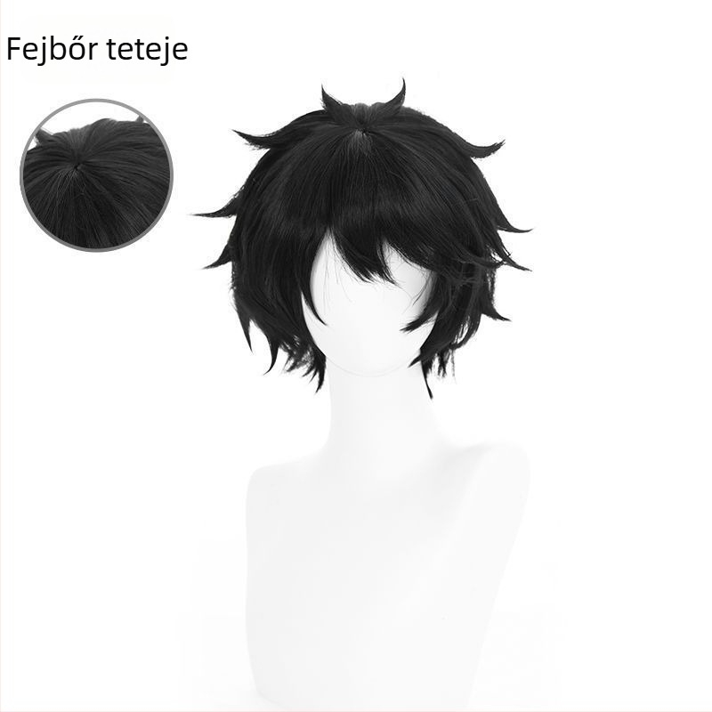 Li Yu Ting cosplay paróka, középhosszú, hőálló szintetikus szálak