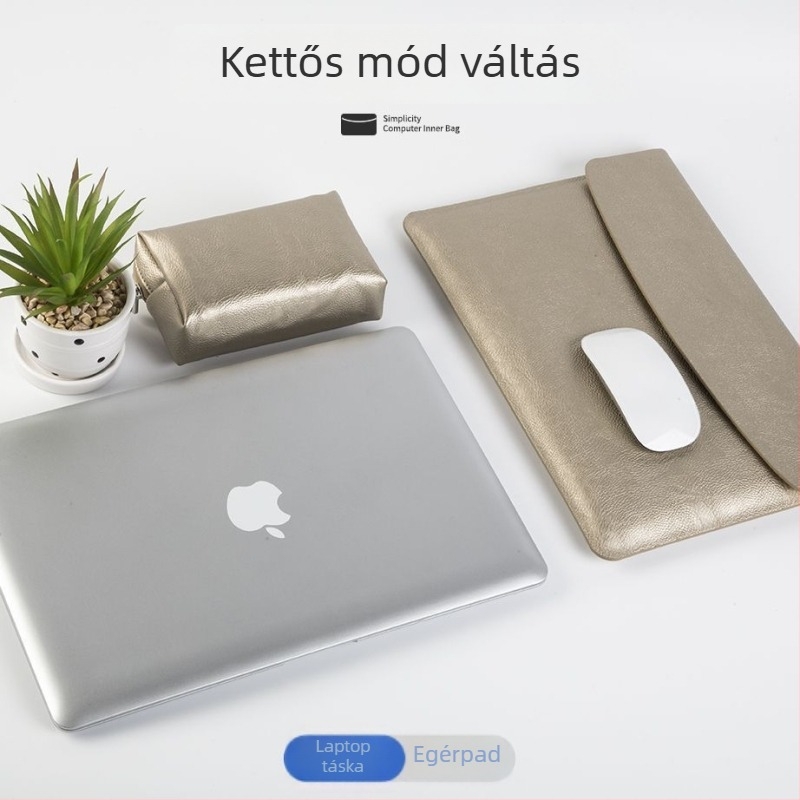 MacBook Air 13 hüvely belső tok PU béléssel, kopásálló, városi minimalista stílus