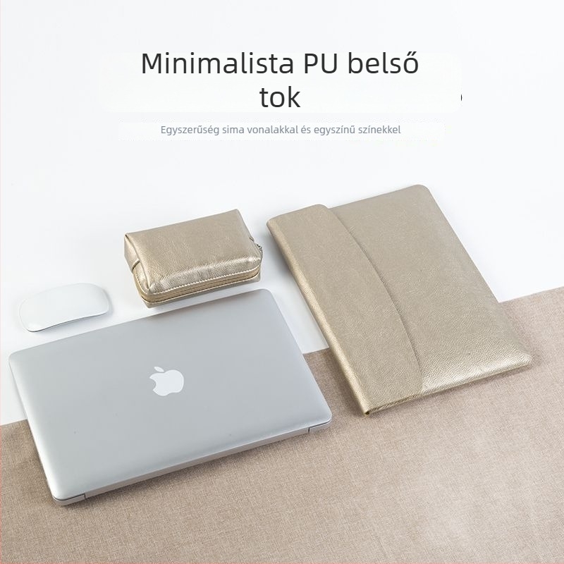 MacBook Air 13 hüvely belső tok PU béléssel, kopásálló, városi minimalista stílus