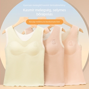 Lányoknak téli termosz felső selyem-velúr belső fleece-le