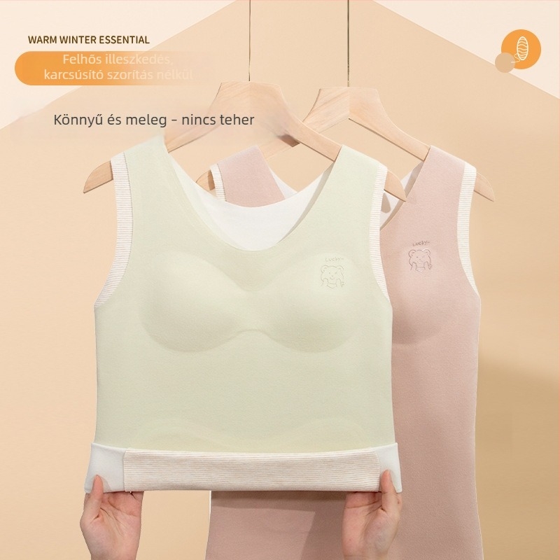 Lányoknak téli termosz felső selyem-velúr belső fleece-le
