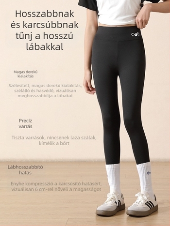 Lányoknak készült cápa mintás leggings tavasz–nyárra, Barbie-stílusú jóga nadrág gyermekeknek, rugalmas és szorosan illeszkedő