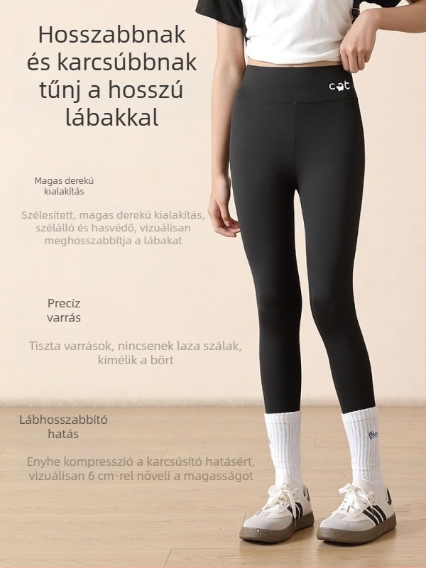 Lányoknak készült cápa mintás leggings tavasz–nyárra, Barbie-stílusú jóga nadrág gyermekeknek, rugalmas és szorosan illeszkedő