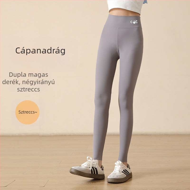 Lányoknak készült cápa mintás leggings tavasz–nyárra, Barbie-stílusú jóga nadrág gyermekeknek, rugalmas és szorosan illeszkedő
