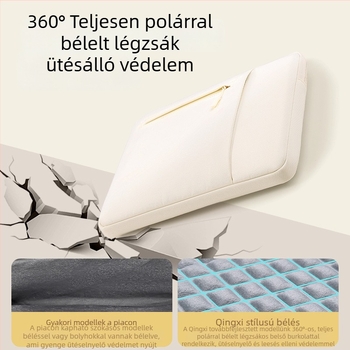 14 hüvelykes laptop- és tablet belső tok védőfedéllel