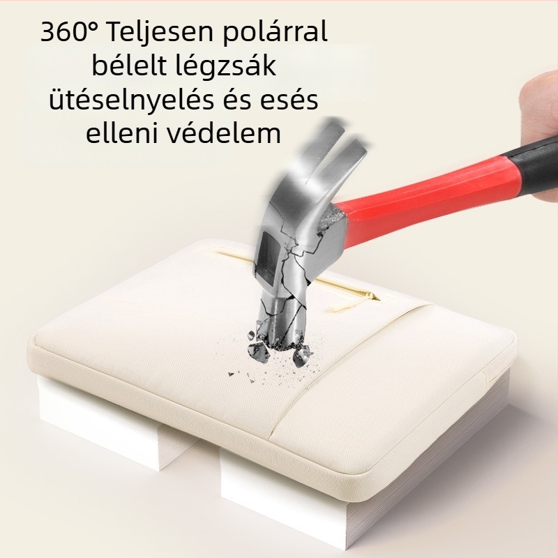 14 hüvelykes laptop- és tablet belső tok védőfedéllel