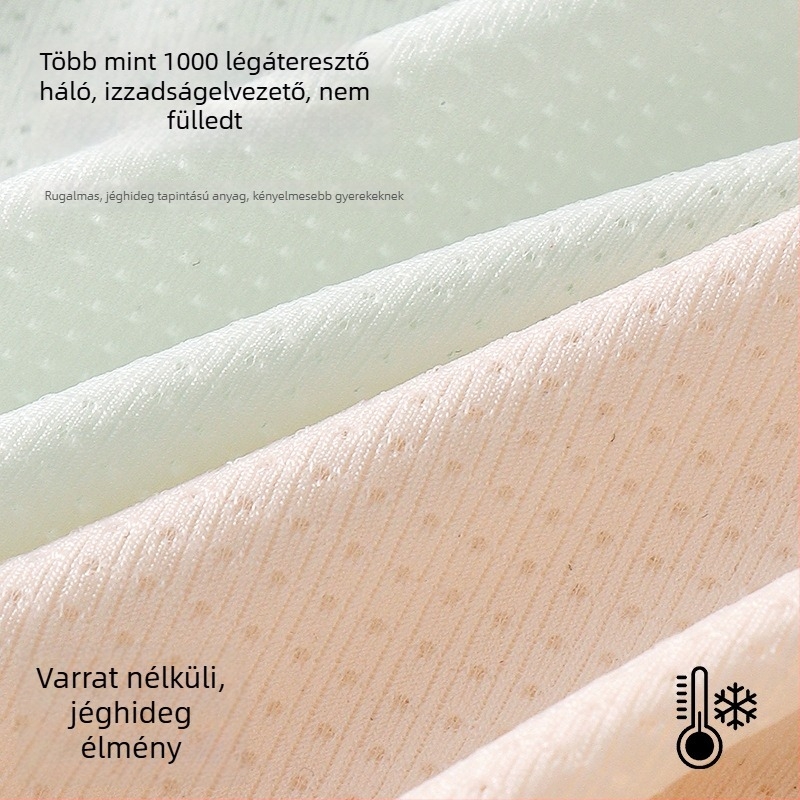 Jégselyem varrás nélküli mellény lányoknak 6–14 évesek, vékony, első fejlesztési szakasz