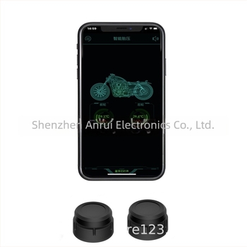 Bluetooth guminyomás-mérő motorkerékpárhoz és autóhoz, vezeték nélküli digitális kijelző, Android és iOS kompatibilis, magas precizitású