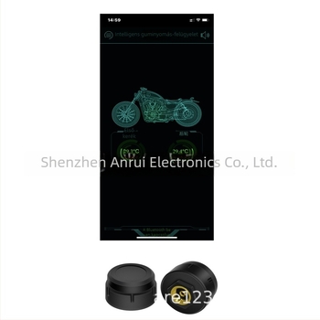 Bluetooth guminyomás-mérő motorkerékpárhoz és autóhoz, vezeték nélküli digitális kijelző, Android és iOS kompatibilis, magas precizitású