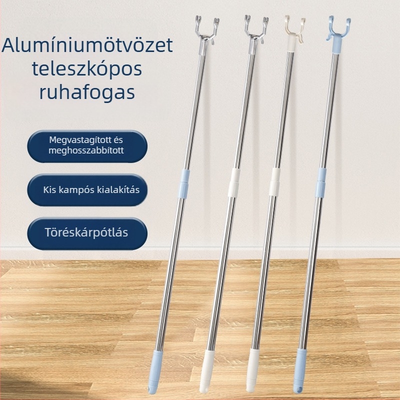Alumíniumötvözetből készült ruhaszárító villafej, masszív kivitel, 19 mm belső nyílással, több színben elérhető