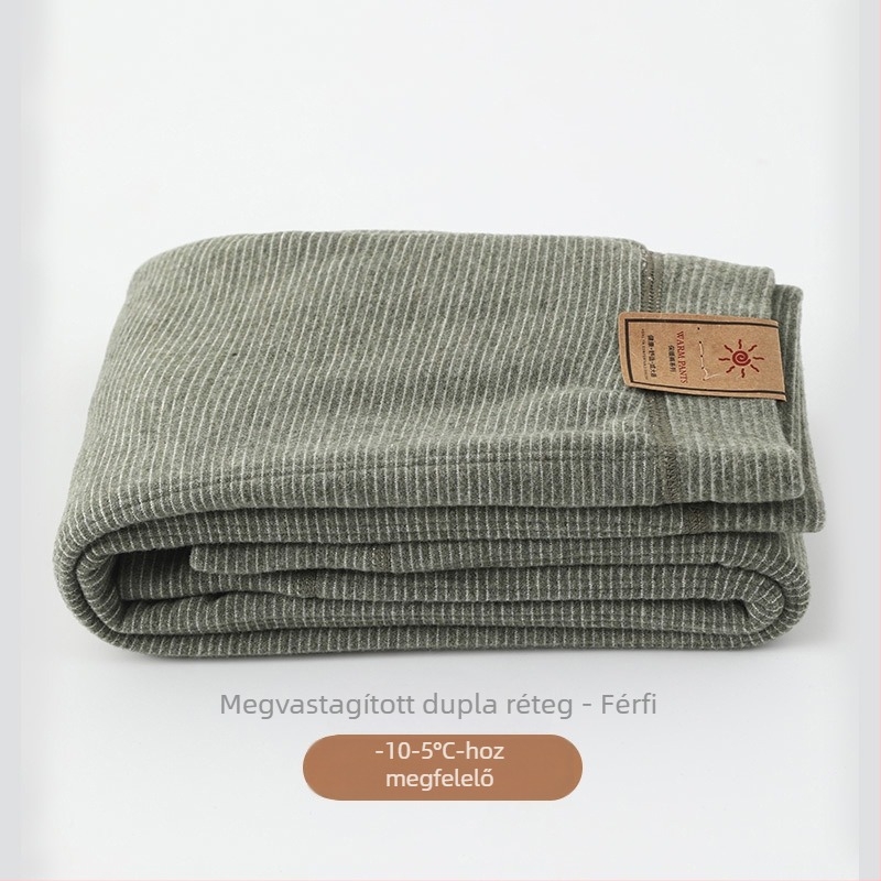 Gyermekek meleg hosszú nadrág fleece-beléssel, csíkos, vastag, őszi-téli