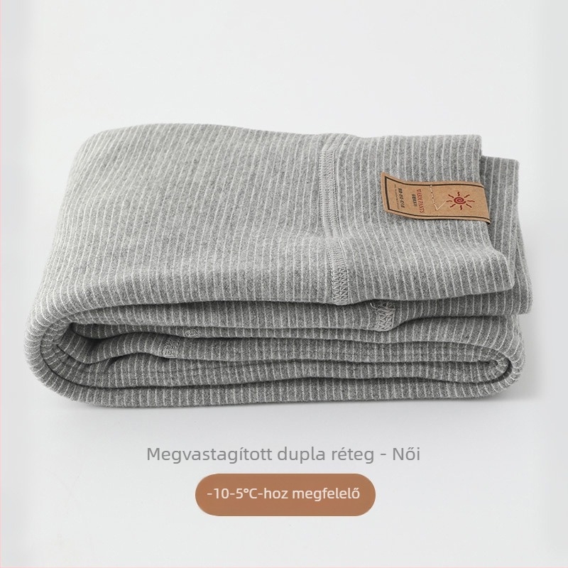 Gyermekek meleg hosszú nadrág fleece-beléssel, csíkos, vastag, őszi-téli