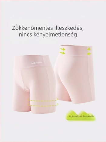 Nylon biztonsági nadrág lányoknak, magas derék, 3/4 hosszú, nyár 2024
