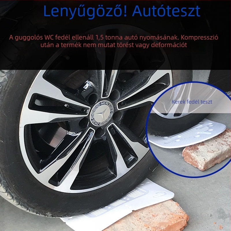 Univerzális WC-fedél dezodorálóval, négyszögletes vagy kerek kivitel
