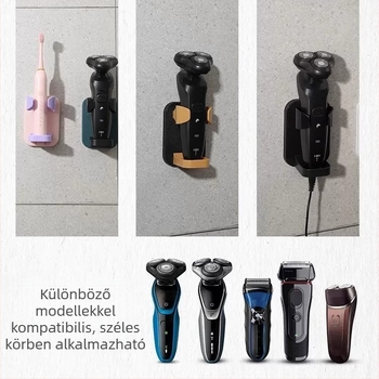 Fali elektromos borotva tároló állvány