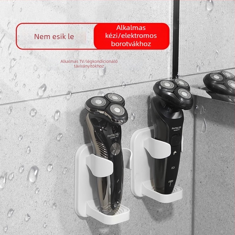 Fali elektromos borotva tároló állvány