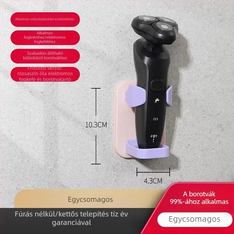 Fali elektromos borotva tároló állvány