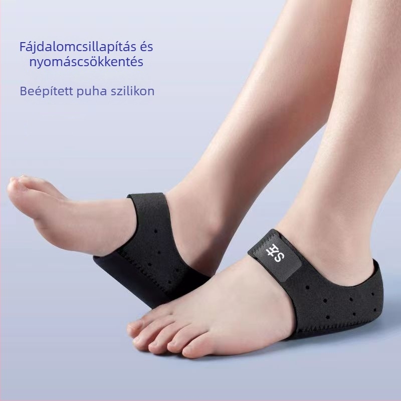 Velcro sarokvédő gél sarokpárnával, zokniszerű védő a cipőhöz, ütéscsillapítás