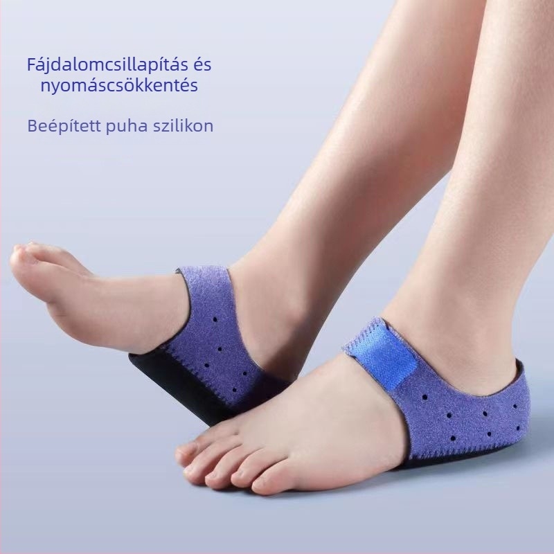 Velcro sarokvédő gél sarokpárnával, zokniszerű védő a cipőhöz, ütéscsillapítás
