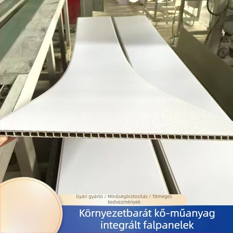 Kő-műanyag falpanelek gyors szereléshez, dekoratív mennyezeti és falpanelek