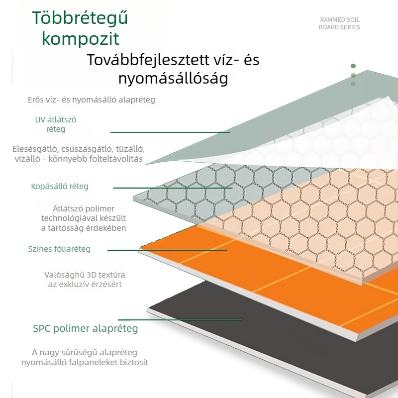 SPC kő‑kristály integrált falpanel karbons kristály lemezzel, önszerelő klipszekkel a belső dekorációhoz