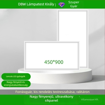 LED síkpanel lámpa mennyezetre 300×450 mm / 450×900 mm, integrált mennyezetpanel, ultra fényes