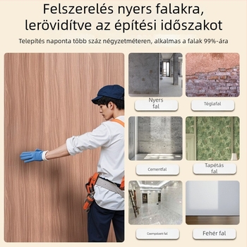 Bambuszfa rostból készült falpanelek gyorscsatolós rendszerrel, dekoratív és védő falburkolatok