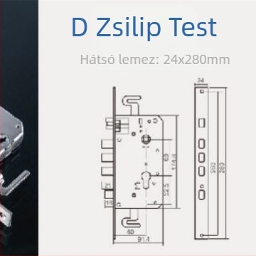 Zárszerkezet test logó címkével, akkumulátorszablon, zárbetét, gateway-kiegészítők és nyomtatott áramkör címke