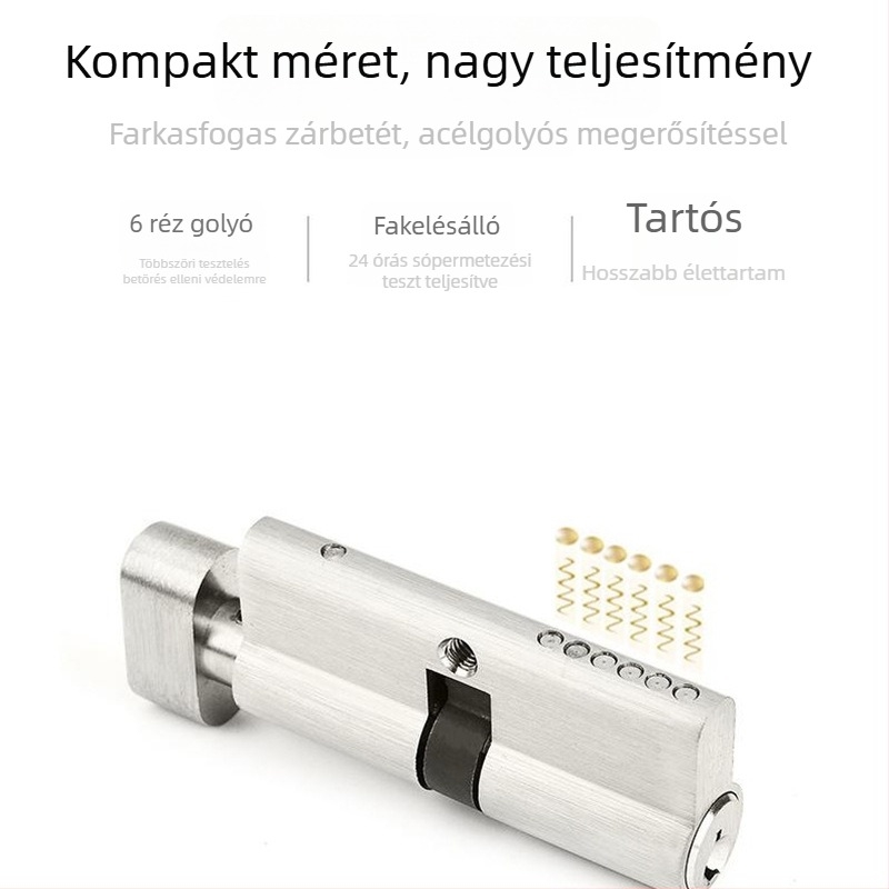 70 mm-es európai szabványú zárbetét hálószoba ajtókhoz, otthoni használatra, tömörfa ajtókhoz