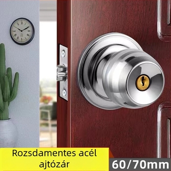 5831 modellű Ball Lock ajtózár, rozsdamentes acélból, kerek kilinccsel, faajtókhoz