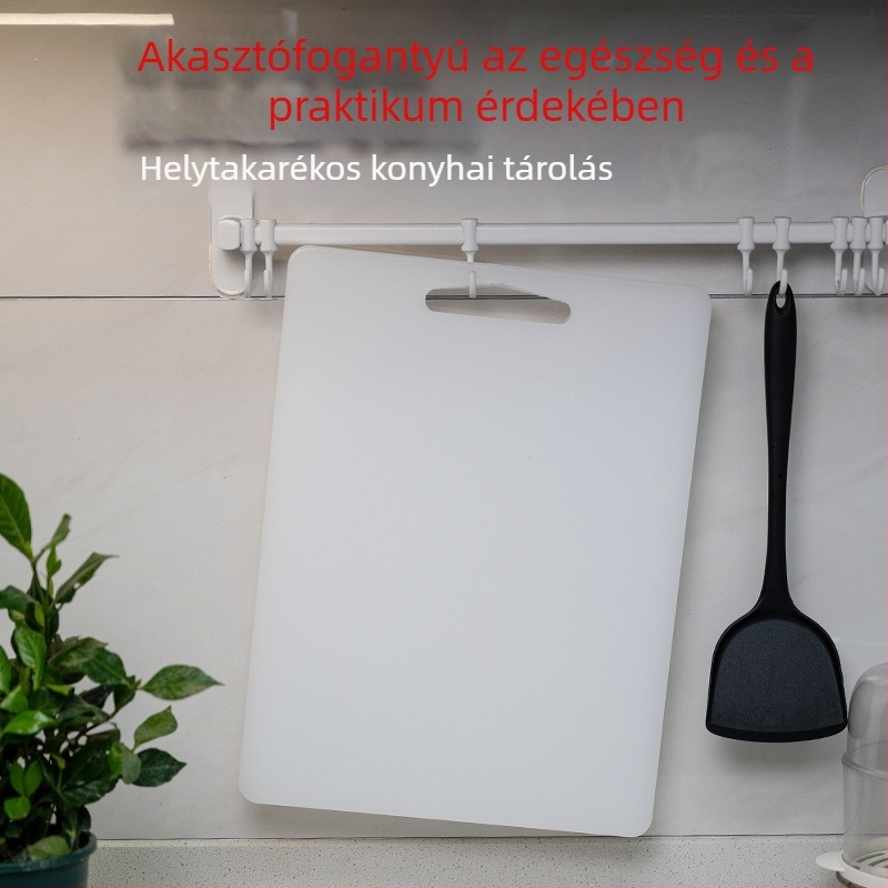 PE műanyag vágódeszka csúszásmentes felülettel, konyhai használatra – tészta nyújtására, gyümölcs és hús vágására