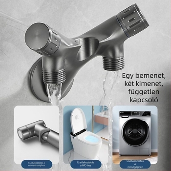 Rézből készült WC-bidet spricsgép nyomásos permetezővel – otthoni fürdőszoba készlet