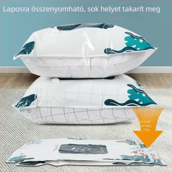 Megvastított extra-nagy vákuumos tárolózsák ruhák és paplanok számára