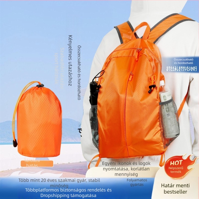 Shuxin hegymászó hátizsák – könnyű, összébb hajtható, vízálló, 20–35 L, kirándulásokhoz
