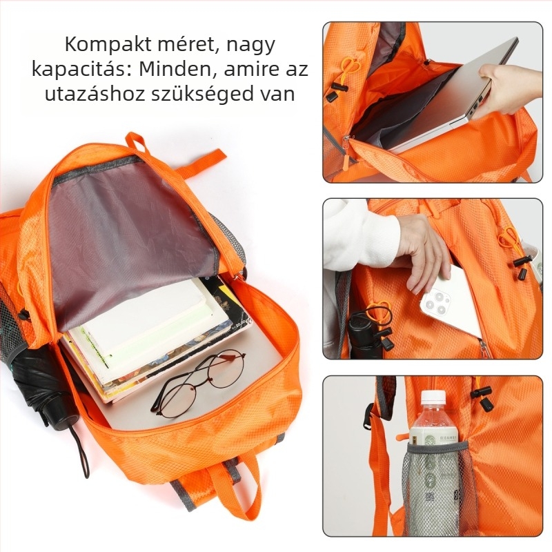 Shuxin hegymászó hátizsák – könnyű, összébb hajtható, vízálló, 20–35 L, kirándulásokhoz