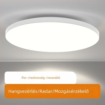 LED mennyezetlámpa mozgásérzékelővel és hangvezérléssel – folyosóhoz, lépcsőhöz és bejárathoz