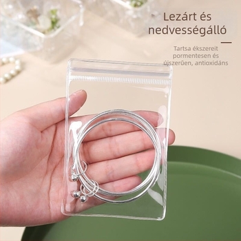 Átlátszó PVC önzáró tasakok ékszerek és régiségek csomagolásához, antioxidáns tároláshoz