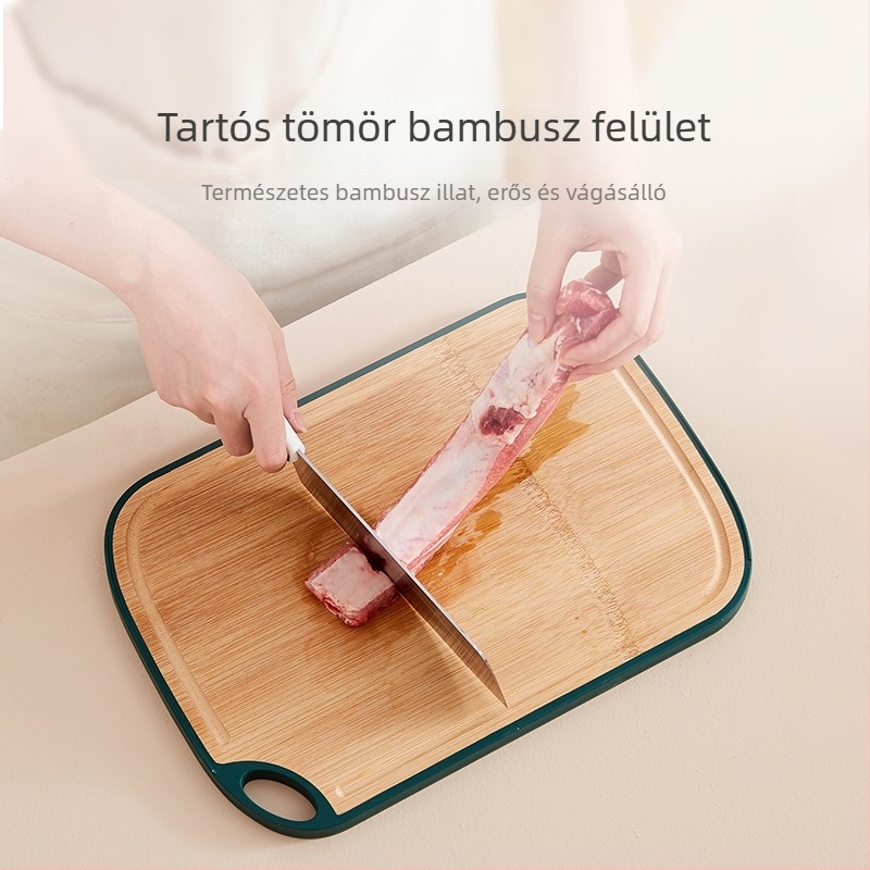 Kétoldalas bambus vágódeszka a konyhához, kis méret