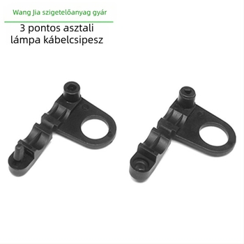 Asztali lámpa vezetékcsipesz záró mechanizmussal, Ø10 mm-es nyílás, 500 darabos csomag