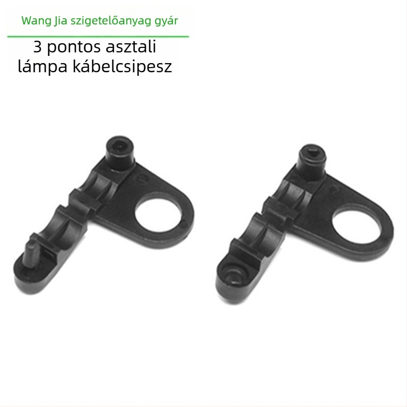 Asztali lámpa vezetékcsipesz záró mechanizmussal, Ø10 mm-es nyílás, 500 darabos csomag