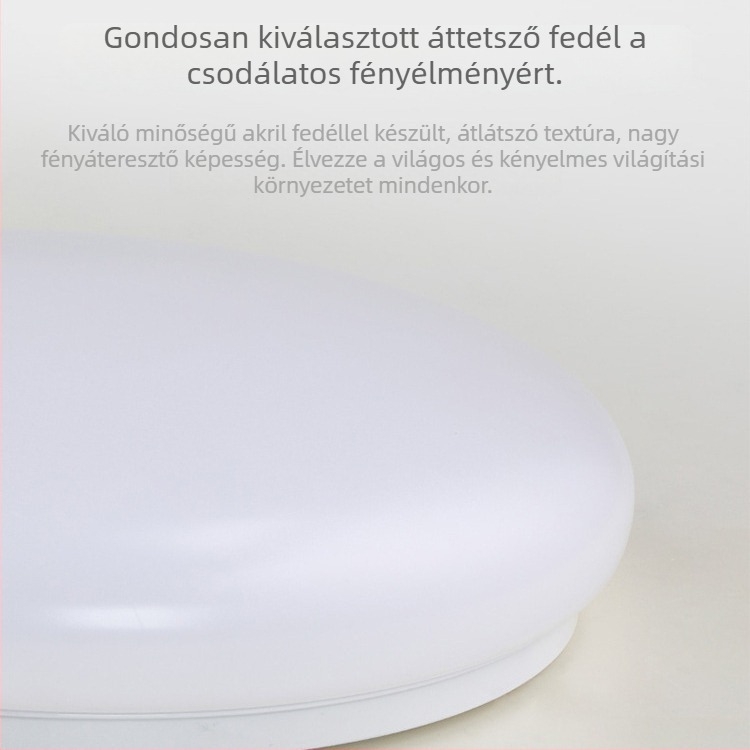 LED kör alakú mennyezetlámpa erkélyre és hálószobába, modern minimalista kialakítás, ideális folyosókhoz